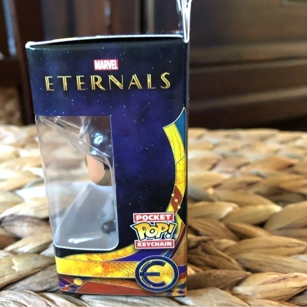 Funko Pop Marvel: Eternals, Gilgamesh bobble-head pocket keychain